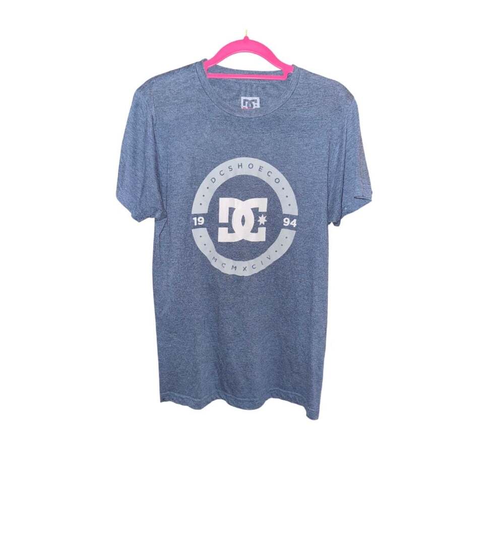 DC Shoe Co USA '1994' Logo Heather Blue T-Shirt